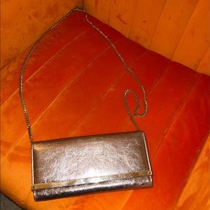 Gold Jimmy Choo Clutch